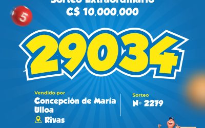 El premio mayor de 10 millones de córdobas ya tiene dueño