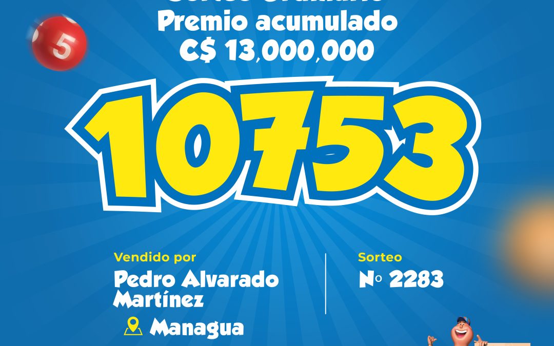 Un premio de 13 millones de córdobas transforma la vida de un capitalino