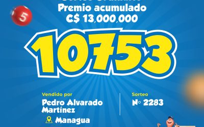 Un premio de 13 millones de córdobas transforma la vida de un capitalino